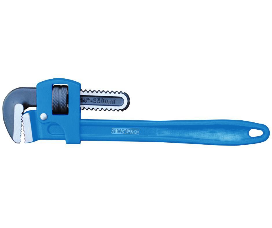 Novipro Stillson-Rohrzange 35 cm, Spannweite 53 mm, blau