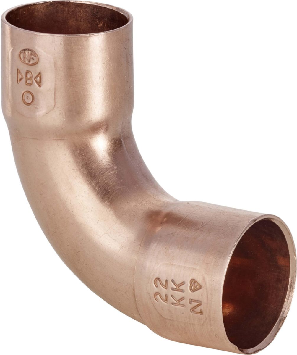 Altech Kupferbogen 90° großer Radius, Innen/Innen D 14, Typ 5002, 25 Stück