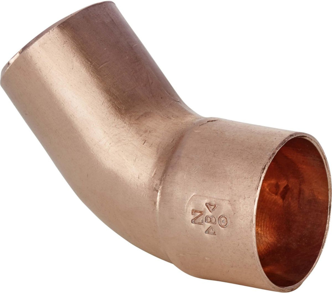 Altech Kupfer-Lötbogen 45° Typ 5040, kleiner Radius, Stecker/Muffe, 28 mm, 10 Stück