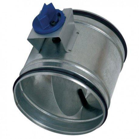 Regulierklappe verzinkt mit Dichtung Ø 355 mm