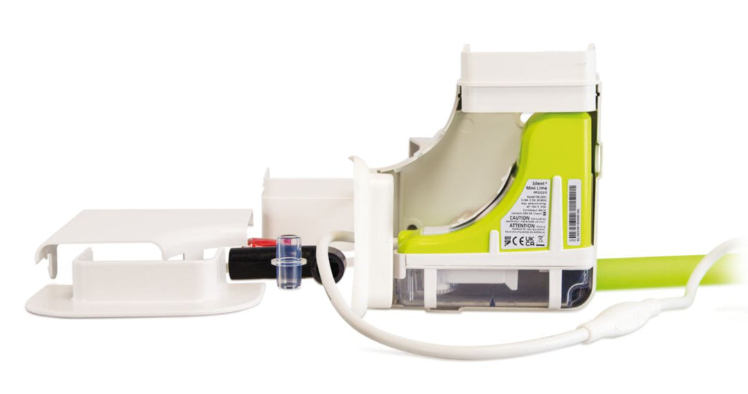 Aspen Pumps Mini Verte Silence+ Kondensatpumpe für Kabelkanal Eurosplit, reinweiß, 40 l/h - Art. FP3470/5
