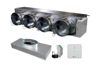Easyzone C25 Medium vernetztes Plenum-Paket für Toshiba (IB8, 4x200, 04L) mit vernetztem Rückluft-Plenum 4xC250