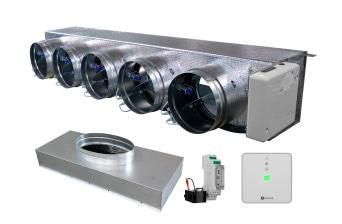 Easyzone C25 Plenum-Pack Connecté Medium IB8 Panasonic 5x200 08S mit Rückluft-Plenum 2xC250