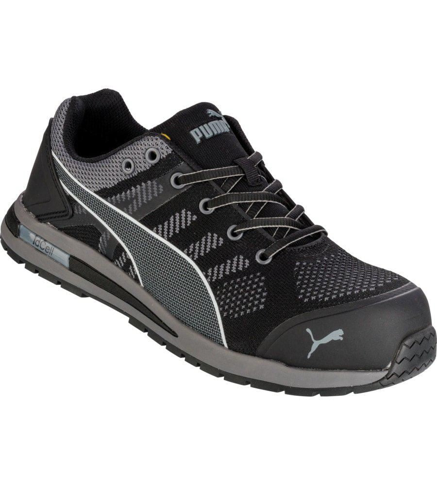 Puma Elevate Knit Black Low S1P ESD HRO SRC Sicherheitsschuhe, Größe 43
