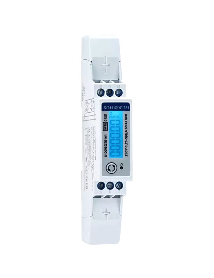 Einphasen-Stromzähler SDM120CT mit Stromwandler 100 A/5 A