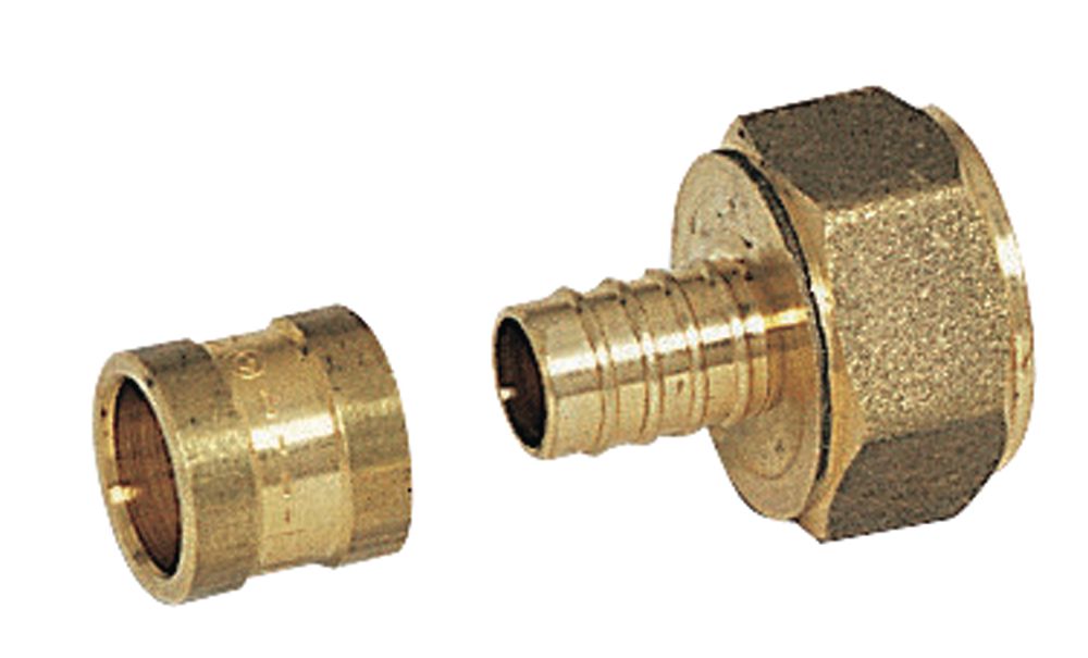Altech Schiebehülsen-Fitting für PER-Rohr 25 mm, fest, Innengewinde 20x27, 1 Stück