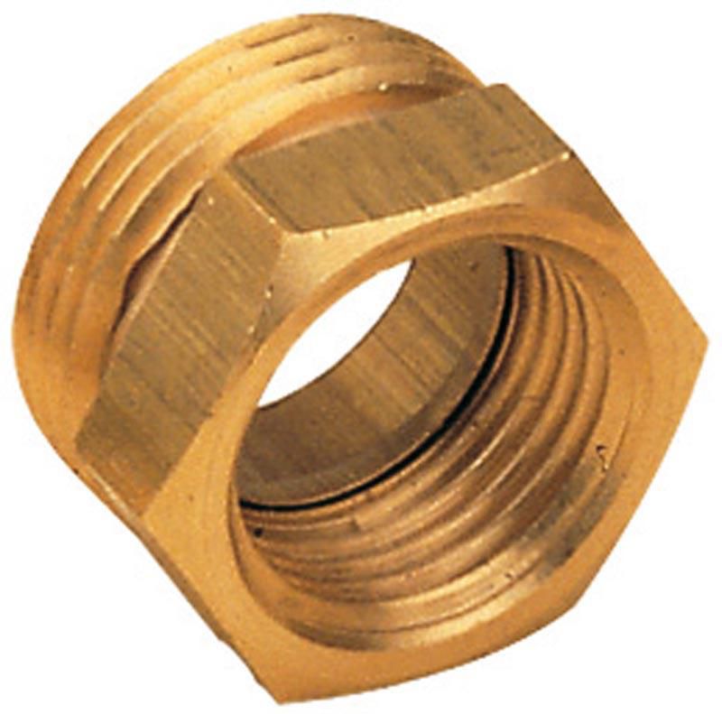 Altech Reduzierstück Rohmessing Außen-/Innengewinde 20x27 – 15x21 (3/4″ – 1/2″), 2 Stück