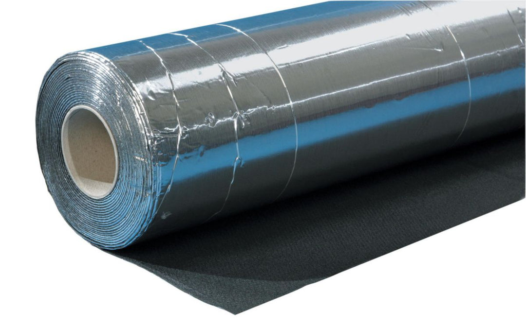 Aluminisierte Unterlage 10 m² für Niedrigprofil-Fußbodenheizung Vivracome, für Pack Vivracome 10 m²