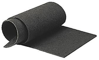 Deckendurchführungs-Dämmmatte als Rolle 1 m x 0,25 m, Dicke 4 mm