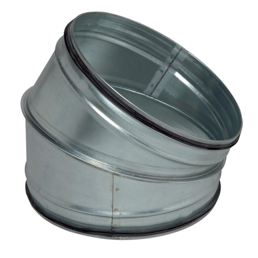 Verzinkter Segmentbogen 30° mit Dichtung, Ø 355 mm