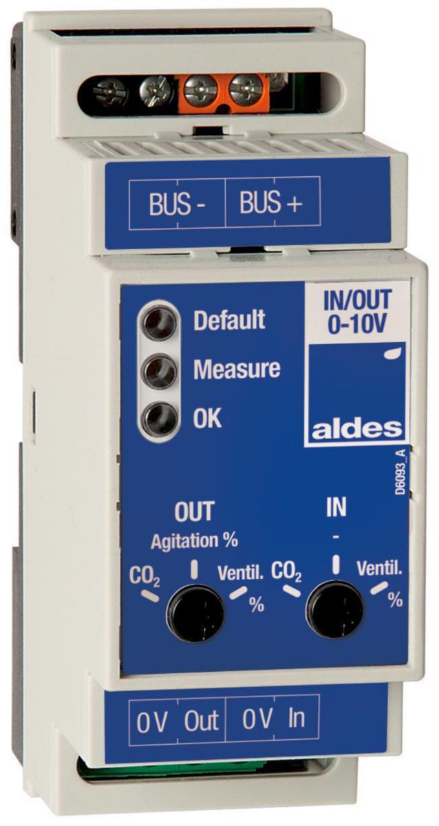 Aldes MDA motorisierte Regelklappe Ø 125 mm für das Volumenstromsystem VMT