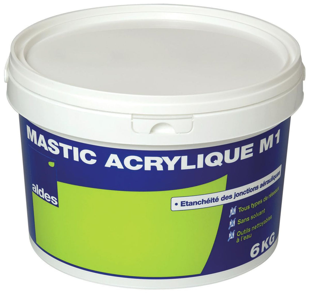 Acryl-Dichtmasse grau, wasserbasiert, lösemittelfrei, Eimer 6 kg