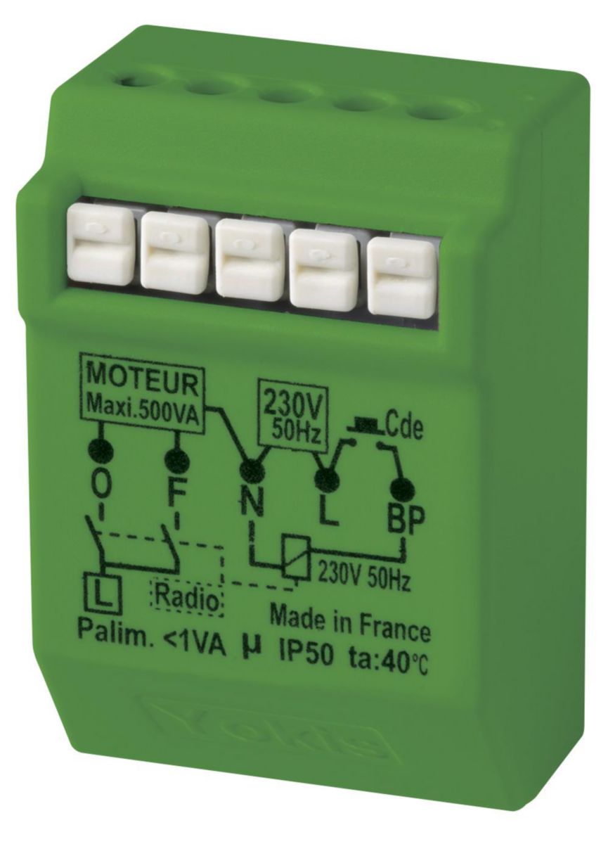 Yokis Funk-Mikromodul für Rollladen Power