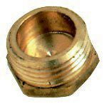 Altech Verschlussstopfen Messing roh 8292, Außengewinde 20/27 (3/4"), 10 Stück