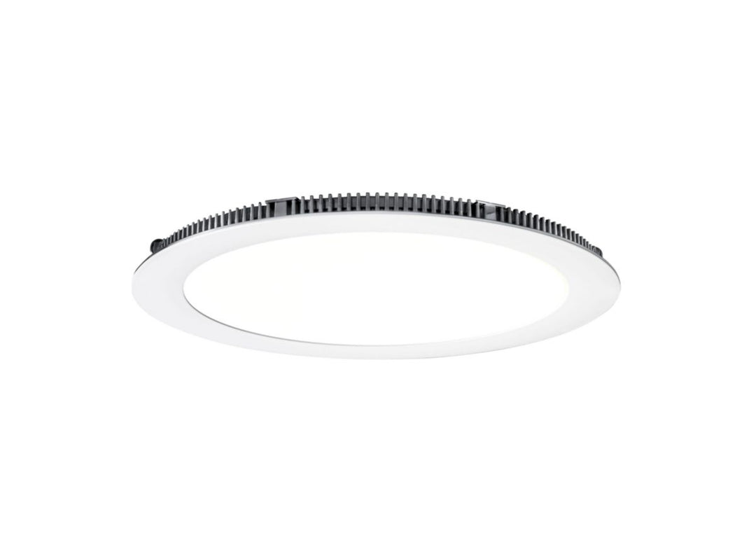 Aric Flat LED Einbau-Downlight flach, rund Ø 180 mm, weiß, 110°, 11,4 W, 4000 K, 1020 lm