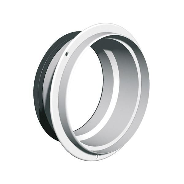 Anschlussmanschette Ø 125 mm für Ventile, Kunststoff, mit Dichtung
