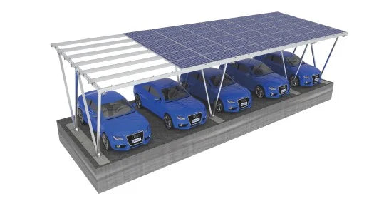 Xiamen Angels Solar Energy Co.,Ltd - Montagesysteme - AS Solar Carport Mounting System AS Solar Carpot Mounting System - Art. 7580