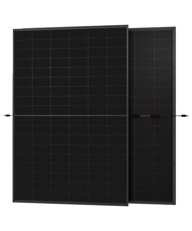 AUSTA Solarmodul 450W Rechteckiges Zweiphasiges Topcon Ultra Black PV-Modul