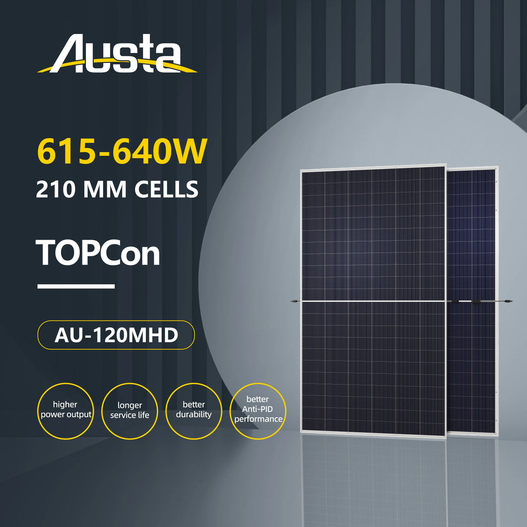Austa Energy - Solarmodul - AU-120MHD (210) 615-640W AU625-30V-MHD - Art. 217098