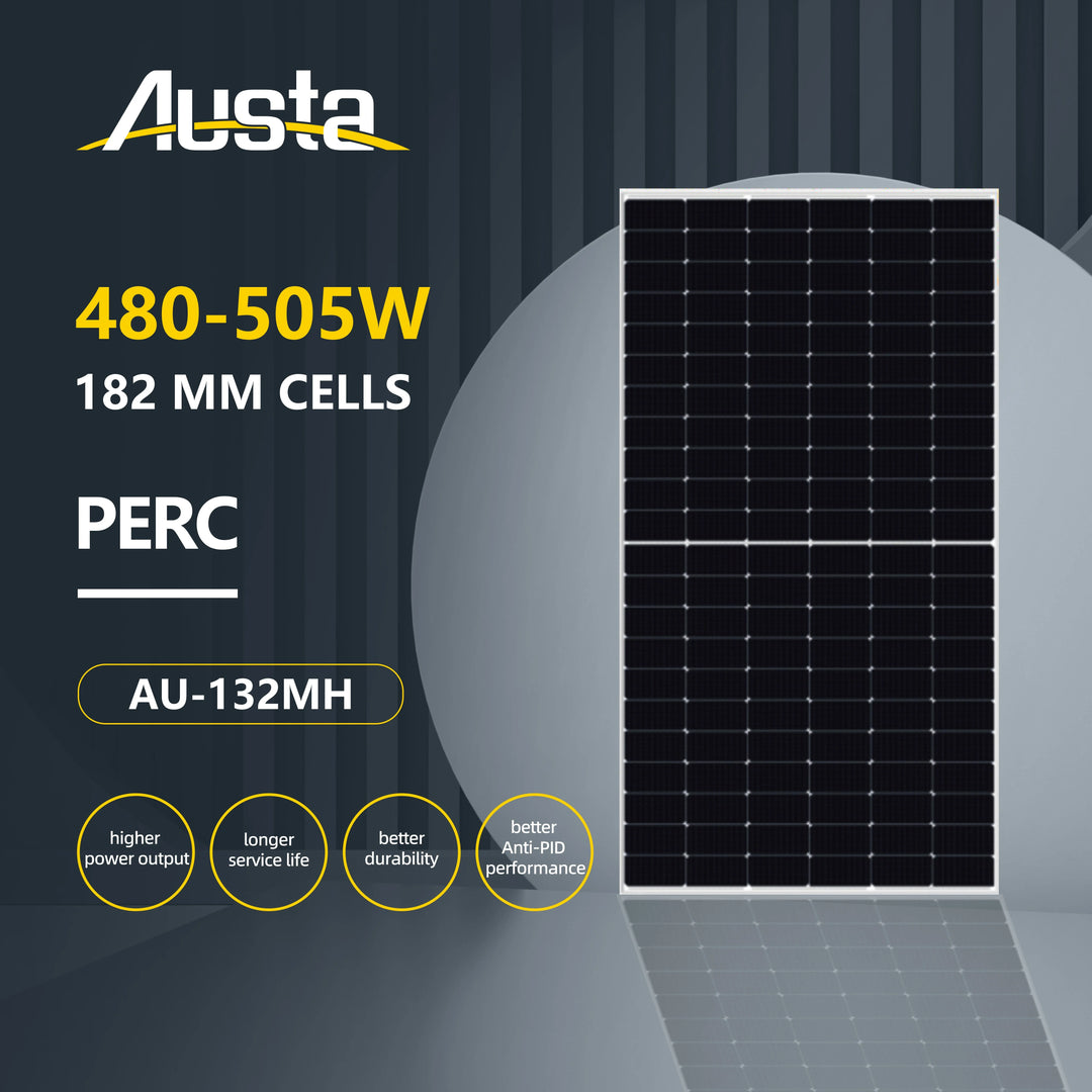Austa Energy - Solarmodul - AU-132MH (PERC) 480-505W AU500-33V-MH - Art. 217175
