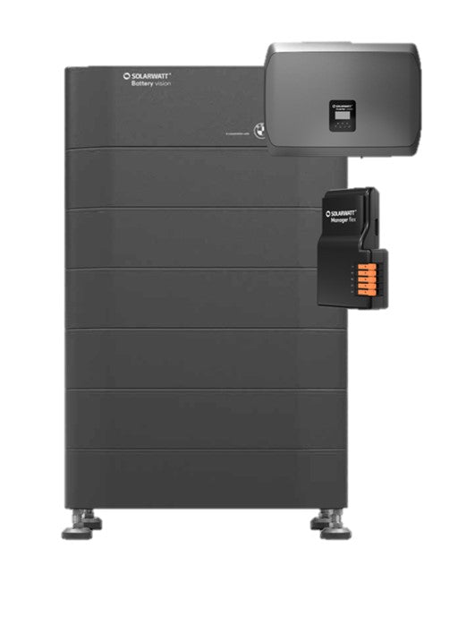 BMW Akku-set met 7.8 kWh opslag met 3fase Hybrid-Wechselrichter met een AC in/output van 9.85kW