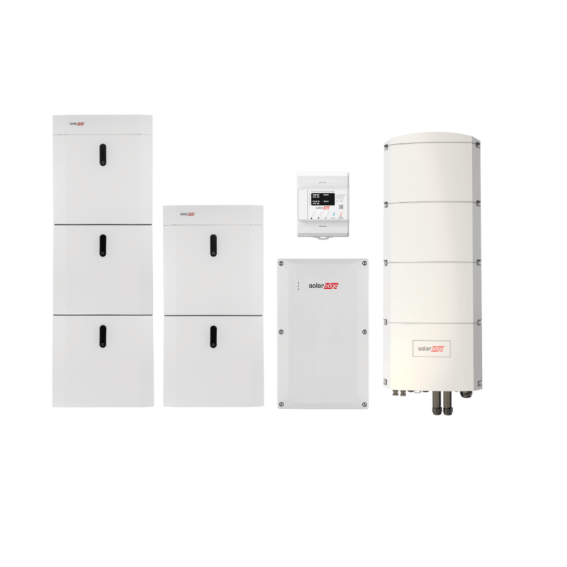 SolarEdge noodstroompakket voor Heimanwendung met SE10K-RWB48 en 23 kWh