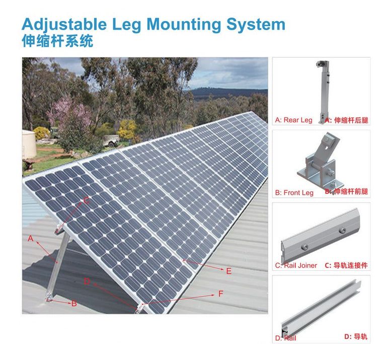Adjustable Leg Mounting System Adjustable Leg Mounting System - Art. 9491