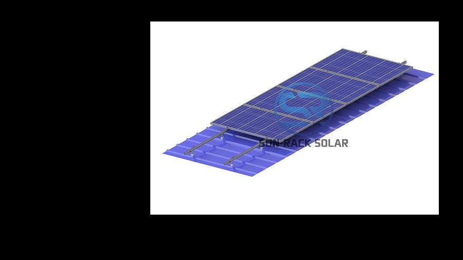 Sun-Rack New Energy Technology Co., Ltd - Montagesysteme - Adjustable Trapezoidal Clamp Metal Roof Mountin... Adjustable Trapezoidal Clamp Metal Roof Mounting System - Art. 9265