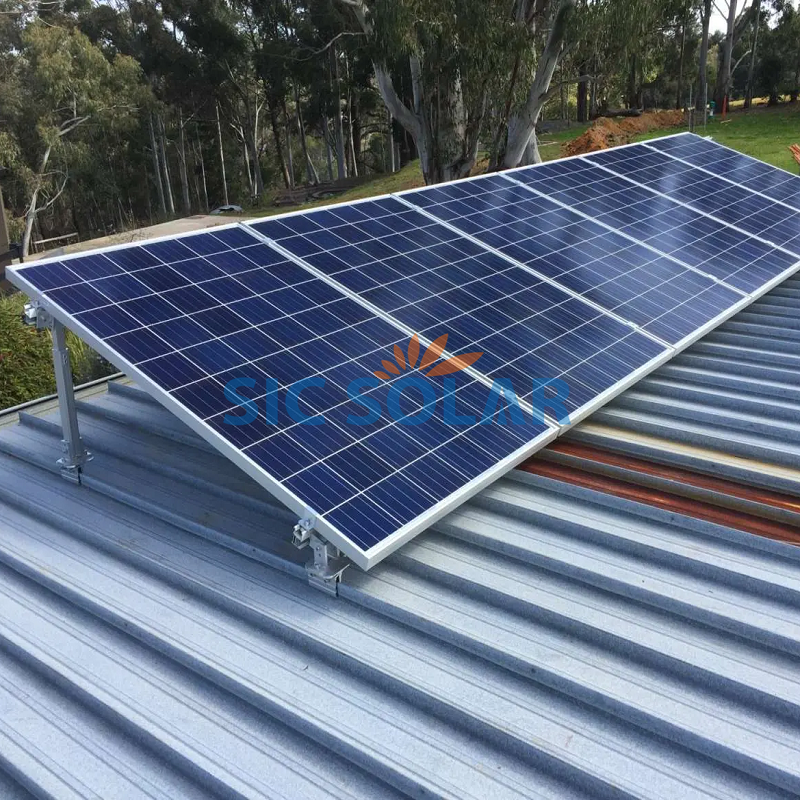 Xiamen Sic New Energy Technology Co., Ltd. - Montagesysteme - Adjustable flat roof solar mounts SIC-AL - Art. 8233