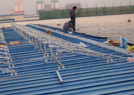 Adjustable flat tin roof solar mountign system Adjustable flat tin roof solar mountign system - Art. 5994