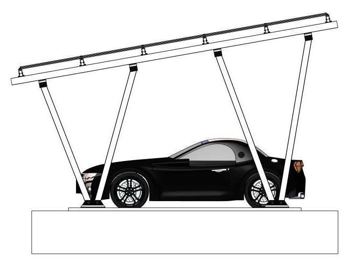 Xiamen Powerack Solar Technology Co., Ltd. - Montagesysteme - All-Aluminum Waterproof Carport Solar Mounting ... All-aluminum waterproof carport solar mounting system - Art. 9212