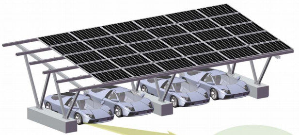 Xiamen Goomax Energy Technology Co., Ltd. - Montagesysteme - All-aluminum Carport Mounting System - A1 All-aluminum Carport Mounting System - A1 - Art. 2465