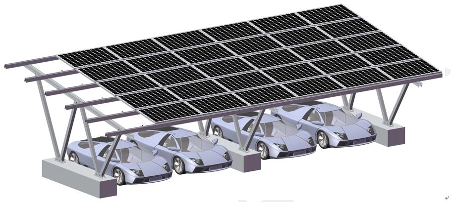 All-aluminum Carport Mounting System – A3 All-aluminum Carport Mounting System – A3 - Art. 2483
