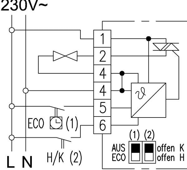 Alre AP Klimaregler KTRTB-211.108 230V AP