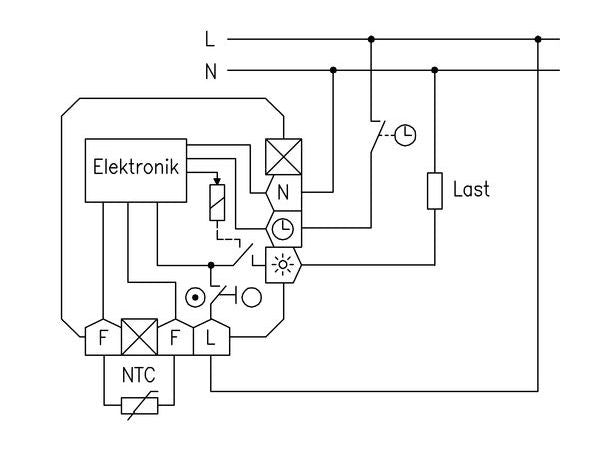 Alre Fussbodentemperaturregler FETR 101.715#00 UP mit Fernfühler