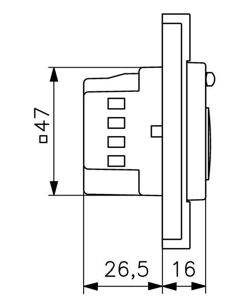 Alre Fussbodentemperaturregler FETR 101.715#00 UP mit Fernfühler