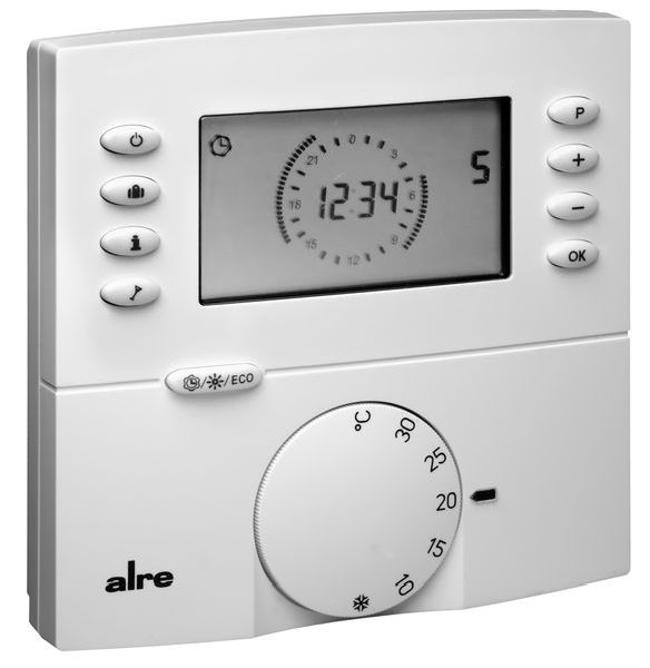 Alre Raum-Uhrenthermostat HTRRBu-110.117/21 mit Uhr