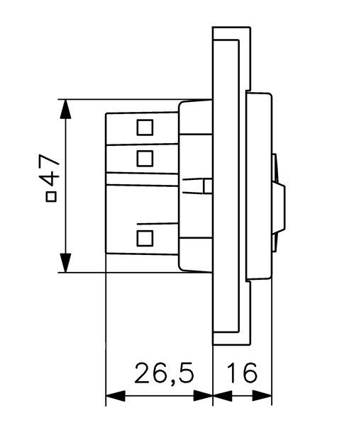 Alre Raumtemperaturregler FTR 101.202#00 UP 24V mit Absenkung