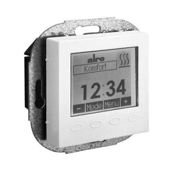 Alre Raumtemperaturregler digital HTRRUu210.021#56 reinweiss matt 55x55mm