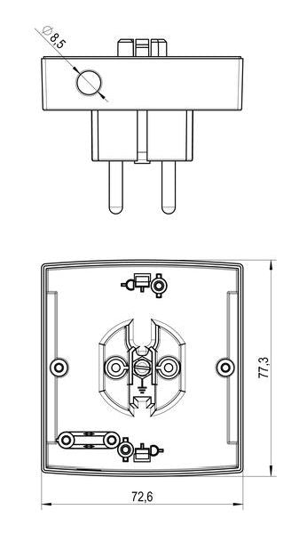 Alre Steckeradapter JZ-19 komplett vormontiert