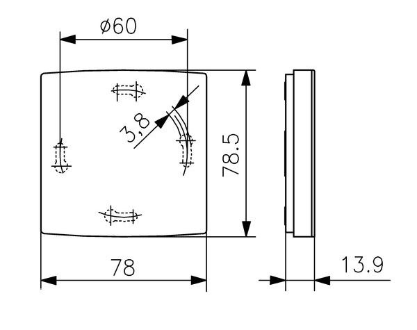 Alre Temperaturfühler Sender FTRFB-280.101 mit Sensor
