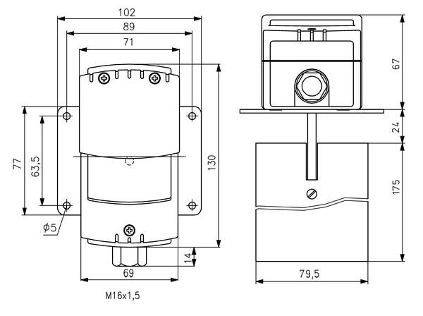 Alre Windfahnenrelais JSL-1E +40° bis +80°C