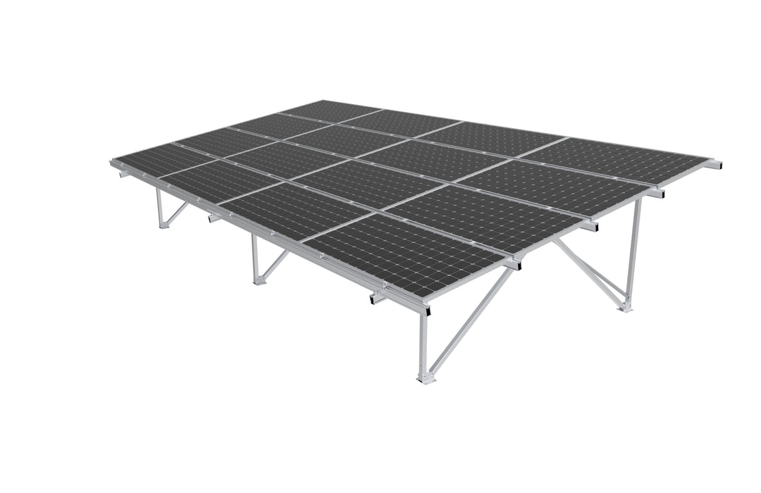 Xiamen Panelroof PV Technology Co.,Ltd. - Montagesysteme - Aluminoum Ground Mounting Aluminium Ground Mounting - Art. 10014