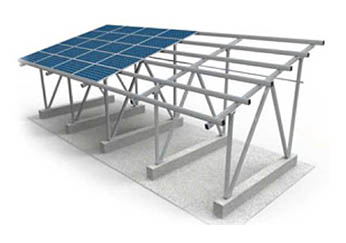 Zhejiang Guanglian New Energy Technology Co., Ltd. - Montagesysteme - Aluminum Carport Structure Aluminum Carport Structure - Art. 5249