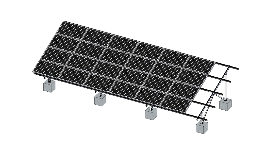 Aluminum Ground Mount YL-AG3 - Art. 7148
