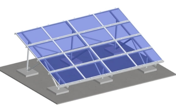 Aluminum Ground Mounting System--rectangle Beam AS-AGMS-RB - Art. 7041