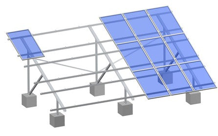 Xiamen Art Sign Co., Ltd. - Montagesysteme - Aluminum Ground Mounting System-2 Slots U Beam Aluminum ground mounting system-2 slots U beam - Art. 5923