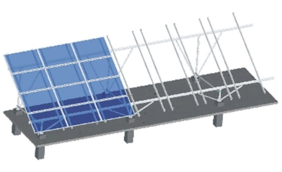 Aluminum Ground Mounting System-Fixed W Type AS-AGMS-FW - Art. 7040
