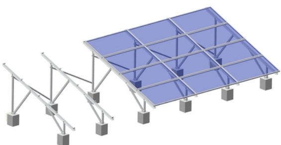 Aluminum Ground Mounting System-Railless AS-AGMS-RL - Art. 7039