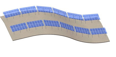 Aluminum Ground Mounting System-W Type Aluminum ground mounting system-W type - Art. 5924